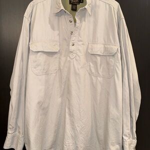 Cabelas Dick Idol Casual Button Down Shirt 100% cotton MEN’S size XL
